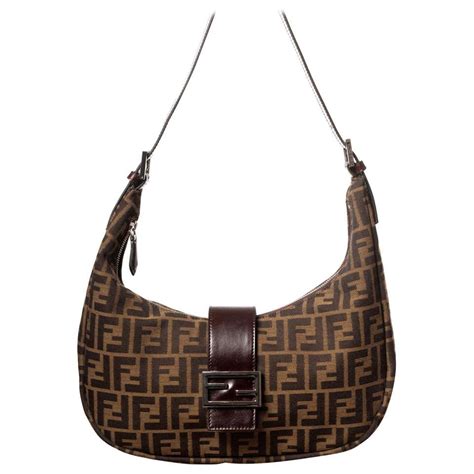 fendi crossiant bag|fendi baguette fur bag.